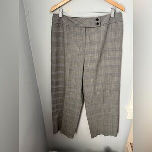 Talbots Gray and Purple Trousers Classic Tailored Fit‎